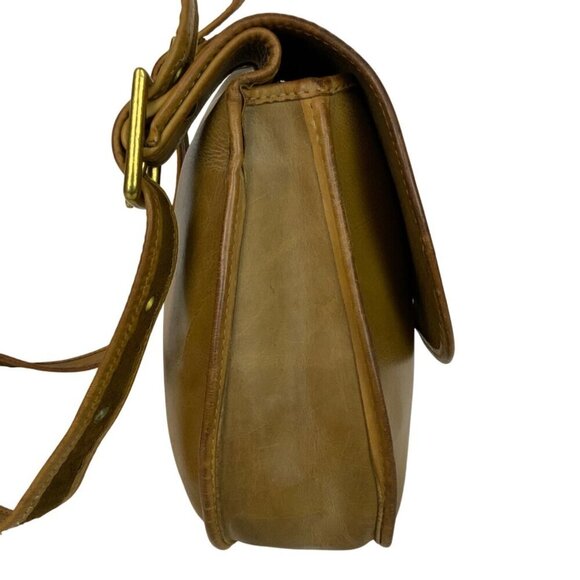 RARE Coach Crescent Shoulder Bag 9235 Pre-Creed Metal Tag Brown Leather 1972-73 - Picture 6 of 15